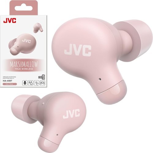 JVC - Marshmallow True Wireless Earbuds HAA18TP - Pink-Front_Standard 