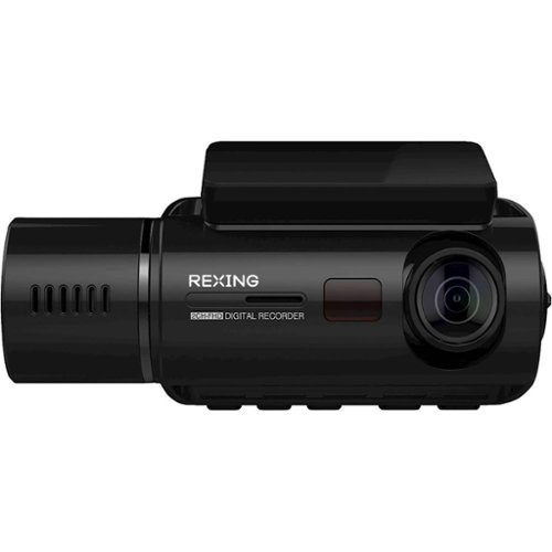 Rexing V3 Plus Front and Cabin Dash Cam with Built-in GPS Wi-Fi Connect - Black SHOP ONLINE