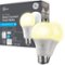 GE - Cync A19 Smart LED Bulb (2 Pack) - Soft White-Front_Standard