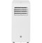 GE - 150 Sq. Ft. 5,000 BTU Portable Air Conditioner with Auto Evaporation Technology - White-Front_Standard