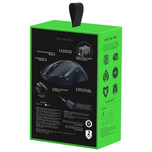 Razer Viper V2 Pro Lightweight Wireless Optical Gaming Mouse with 80 Hour Battery Life - Wireless - Black BUY IN AUSTRALIA
