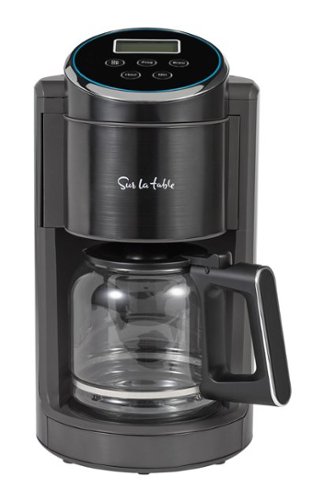 Sur La Table - 14 Cup Coffeemaker with Touchscreen Display - Pepper Black-Front_Standard 