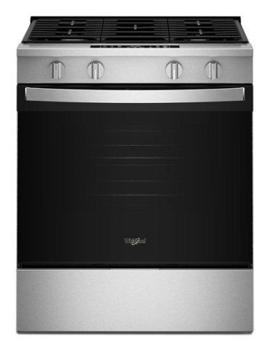 Whirlpool - 5.0 Cu. Ft. Freestanding Slide-In Gas Range with No Preheat and Slow Cook Modes - Stainless Steel