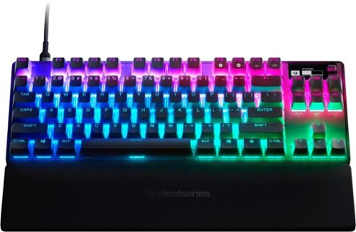 SteelSeries Apex Pro TKL V2 Wireless Mechanical OmniPoint Adjustable HyperMagnetic Gaming Keyboard with Rapid Tap - Black BUY IN SINGAPORE