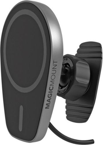 Scosche MagicMount Charge Pro Qi2 2-in-1 Vent/Dash Car Mount - Black
