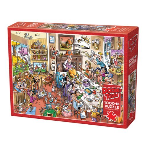 Outset Media - Outset Media: Cobble Hill DoodleTown: Thanksgiving Togetherness - 1000 Piece Puzzle