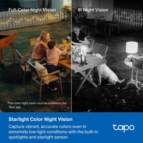 TP-Link Tapo Wireless Dual-Lens, Pan-Tilt Security 2K QHD Camera, 360° Coverage, with Solar - No Monthly Fees - White BUY IN UK