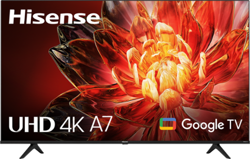 Hisense - 43" Class A7 Series LED 4K UHD HDR WCG Smart Google TV (2024)-Front_Standard 
