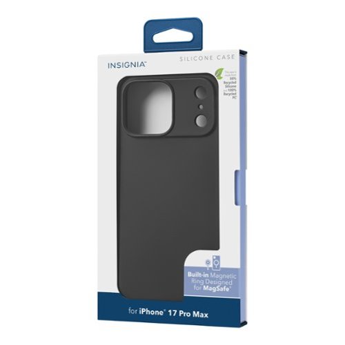 Insignia™ Silicone Case with MagSafe for Apple iPhone 17 Pro Max - Black BUY IN DUBAI