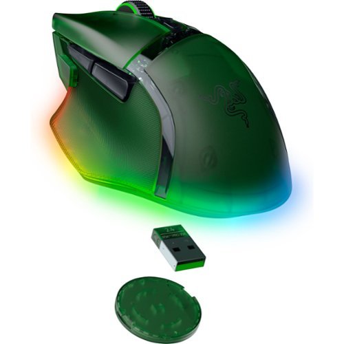 Razer Basilisk V3 Pro 35K Optical Laser Gaming Mouse with HyperScroll Tilt Wheel - Wireless - Phantom Green BUY ONLINE