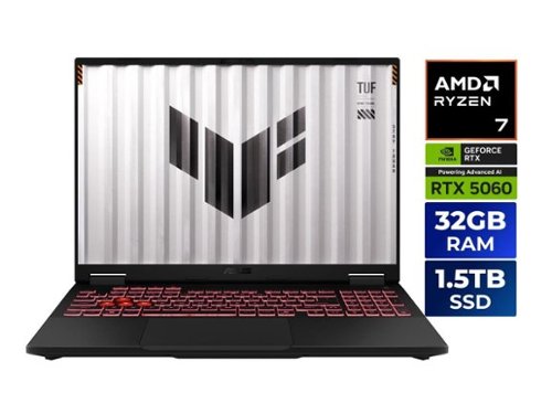 ASUS TUF A16 RTX 5060 Ryzen 7 260 32GB 1.5TB SSD Win 11 165Hz