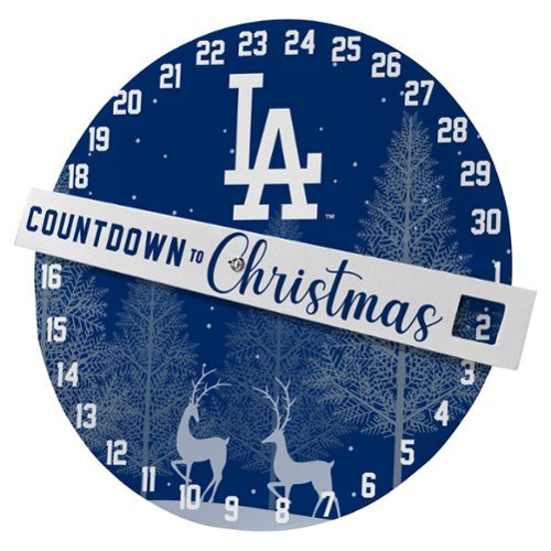 Pegasus - Los Angeles Dodgers Countdown to Christmas Wall Sign - Multicolor-Front_Standard 