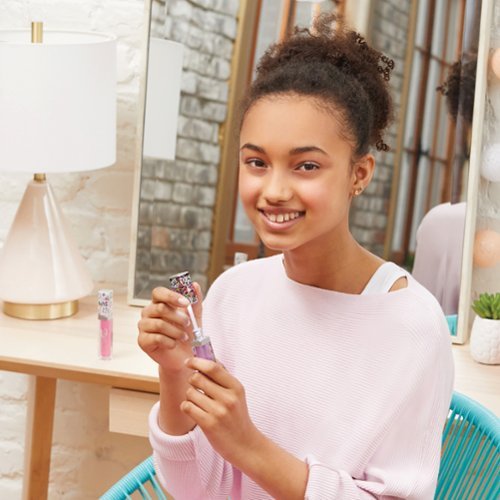 Make It Real 3C4G: It's Lit Light Up Glitter Lip Gloss Duo for Kids GLOBAL SHIPPING