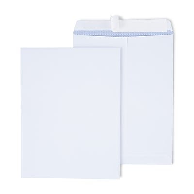 Staples - Self Seal Catalog Envelopes, 10"L x 13"H, 100/Box - White