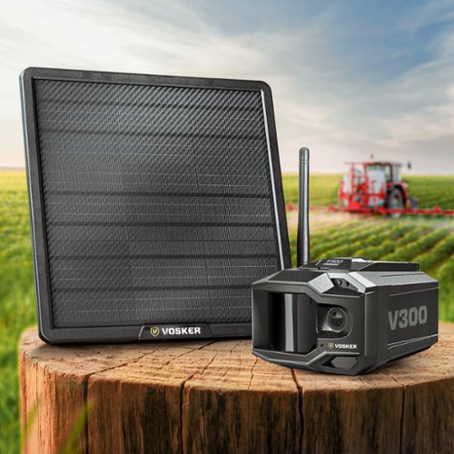 Vosker V300 Ultimate Outdoor Wireless 1080p Security System with External Solar Panel - Black HOW TO BUY