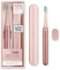 AquaSonic - Icon ADA-Accepted Rechargeable Toothbrush- Magnetic Holder & Slim Travel Case - 2 Brushing Modes & Smart Timers - Pink-Front_Standard