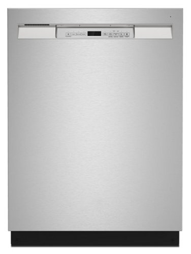 Maytag - 24" Front Control Built-In Tub Dishwasher with Dual Power Filtration, PowerBlast Cycle, 50 dBA - Stainless Steel-Front_Standard 