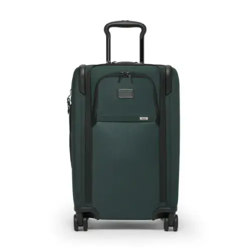 Front. TUMI - Alpha Dual Access Expandable Carry-On Spinner Suitcase - Deep Pine.