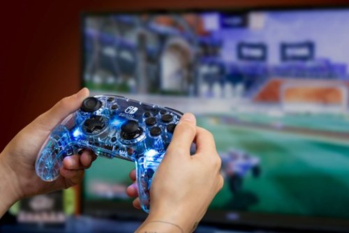 PDP Afterglow LED Wireless Deluxe Gaming Controller: Multicolor - Nintendo Switch - Transparent BUY IN HONG KONG