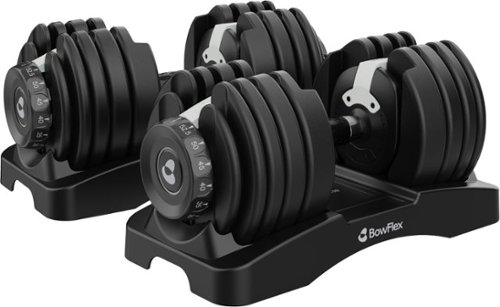 BowFlex - SelectTech 52 Dumbbells (Pair) - Black