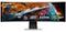 Samsung - 49" Odyssey OLED G9 (G95SC) DQHD 240Hz 0.03ms G-Sync Compatible Curved Smart Gaming Monitor - Silver-Front_Standard