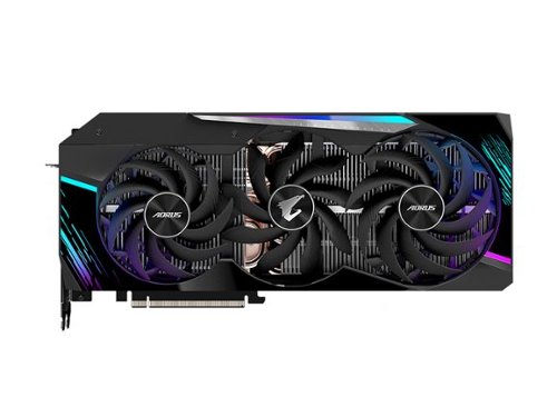 GIGABYTE - NVIDIA GeForce RTX 3080 AORUS MASTER 10GB Rev3.0 GDDR6X PCI Express 4.0 Graphics Card-Front_Standard 