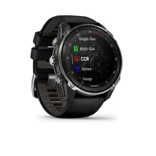 Garmin Descent Mk3i GPS Dive Smartwatch – 51 mm Fiber-reinforced polymer - Silver and Black PVD Titanium with Black/Gray Band - (2026) WHERE TO BUY