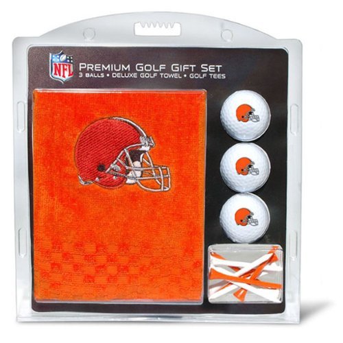 Team Golf - Cleveland Browns Embroidered Golf Gift Set - Multicolor-Front_Standard 