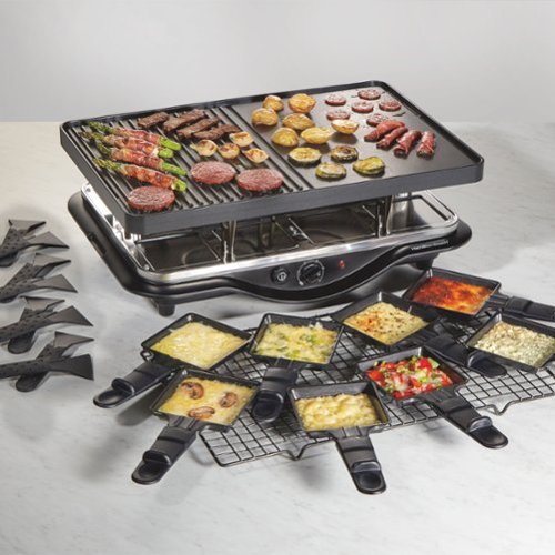 Hamilton Beach 31612-MX Raclette 室内グリル Amazon.com: Hamilton Beach Electric Indoor Raclette Table Grill