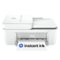 HP - DeskJet 4255e Wireless AI-Enabled All-in-One Inkjet Printer with 3 Months of Instant Ink (+1 Bonus Month of Ink w/ Code) - White-Front_Standard
