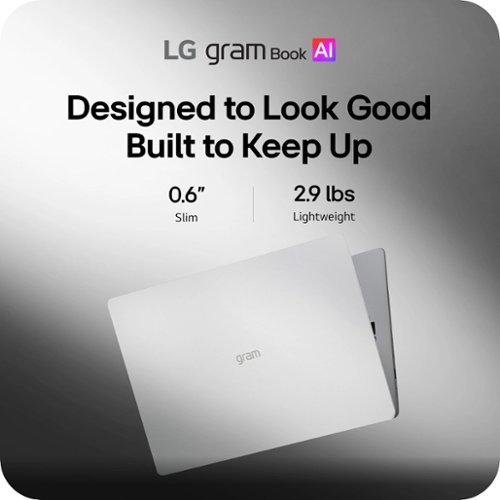 LG gram Book 14 2K Laptop - Intel Core 5 Series 3 2026 - 8GB Memory - 256GB SSD - Silver GLOBAL SHIPPING