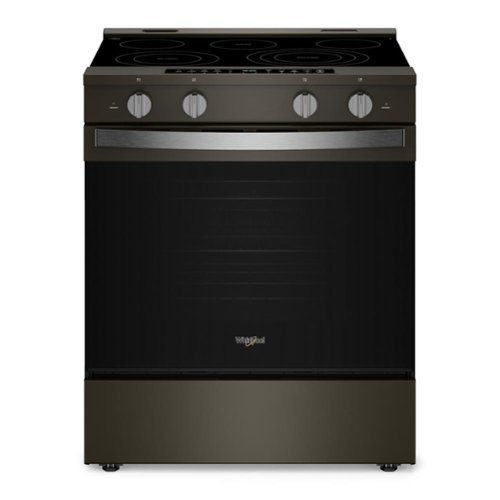 Whirlpool - 5.3 Cu. Ft. Slide-In Electric True Convection Range with Air Cooking Technology and WipeClean Coating