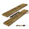 Sorbus - 2 Pack 47 x 9.25 Inch Wall Mounted Floating Shelves - Stylish and Functional Storage - Brown-Front_Standard