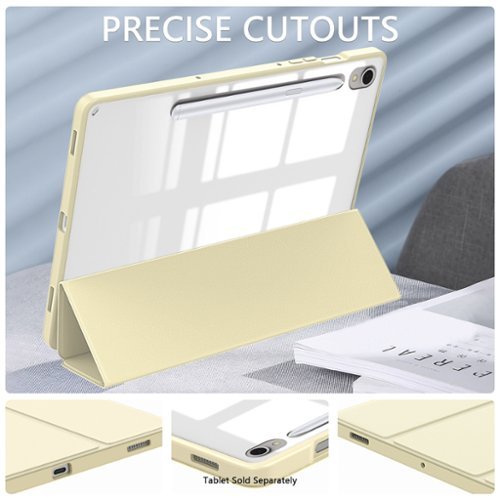SaharaCase Venture Series Folio Case for Samsung Galaxy Tab S10 FE+ - Starlight SHOP ONLINE