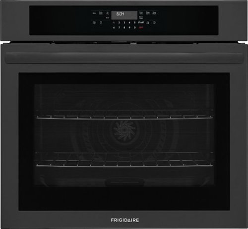 Frigidaire - 30" Single Wall Oven with Air Fry - Black
