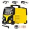 Silvel - 3 in 1 MIG Welder, 110V Portable IGBT Inverter, 140A Gas/Gasless Welding Machine with LED Display - Yellow-Front_Standard