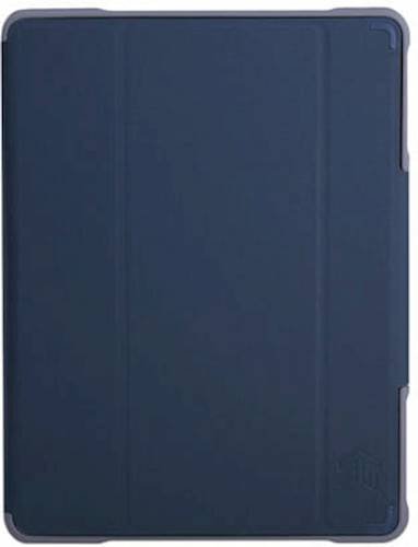 STM - Dux Plus Duo Folio Case for Apple iPad 9.7" (5th and 6th Gen) - Midnight Blue-Front_Standard 