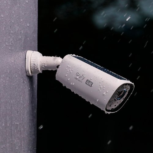 eufy Security - eufyCam S3 Pro 2-Outdoor Wireless 4K Solar Powered Security Cameras with HomeBase 3 - White