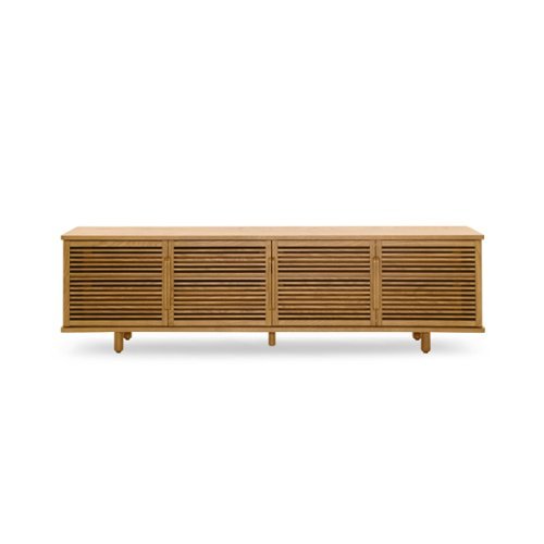 Burrow - Opera Media Console for TVs up to 75" - Oak-Front_Standard 