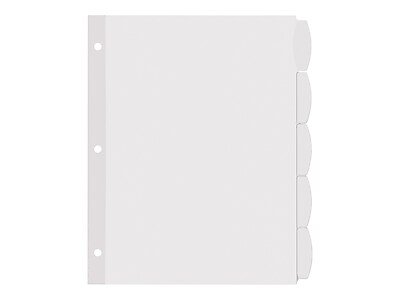 Avery - Big Tab Printable Paper Dividers with Large Labels, 5 Tabs, 20 Sets/Pack - White - image 9