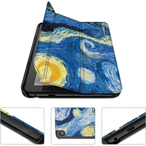 SaharaCase Folio Case for Amazon Fire 7 (2022) - Blue GLOBAL SHIPPING