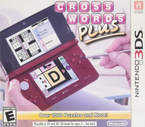 Crosswords PLUS - Nintendo 3DS - Nintendo 3DS-Front_Standard 