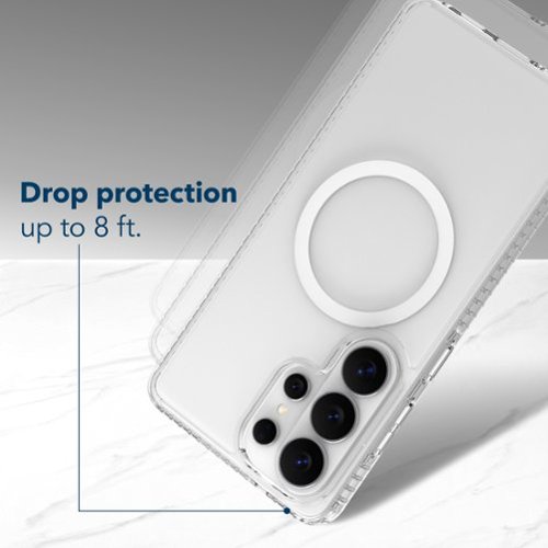 Insignia™ Hard-Shell Case with Magnetic Charging Ring for Samsung Galaxy S26 Ultra - Clear GLOBAL SHIPPING