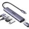 UGREEN - USB C Hub, 5-in-1 USB-C to HDMI Splitter for Mac, PC, and More (4K HDMI, 100W Power Delivery, USB 3.0/2.0) - Space Gray-Front_Standard
