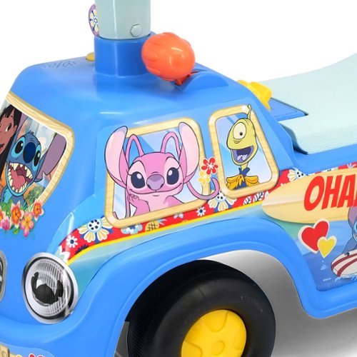 Kiddieland My First Ride-On - Stitch, Disney Lights & Sounds, Infant & Toddler GLOBAL SHIPPING