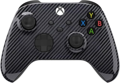 Custom Controllerzz - Custom Wireless Controller for Xbox Series X|S, Xbox One, & PC - Glossy Carbon Fiber-Front_Standard 