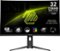 MSI - MAG321CUP 32" Curved UHD 160Hz 1ms Adaptive Sync Gaming Monitor with HDR400 (DisplayPort, HDMI,USB-C ) - Black-Front_Standard