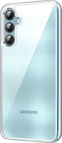 SaharaCase - Hybrid-Flex Hard Shell Series Case for Samsung Galaxy A25 5G - Clear-Left_Standard 