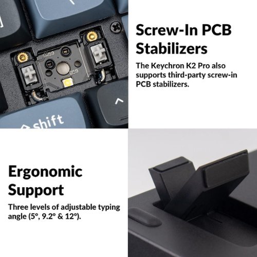 Keychron K2 Max 75% Custom Wireless RGB Mechanical Keyboard with Programmable QMK/VIA Hot-Swappable Brown Switch - Black BUY IN EUROPE