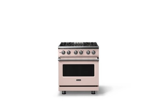 Viking - 30 in. Wide 4 Burner Pro 5 Series 4.7 Cu. Ft. Freestanding Sealed Dual Fuel Convection LP Range - Blush - Blush
